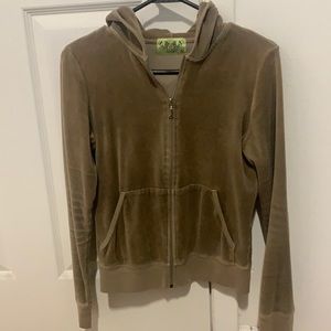 Juicy Couture Velour zip up hoodie